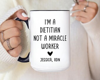 Funny Registered Dietitian Gift, Dietitian Mug, Dietitian Merch, Dietitian Gifts, Nutritionist Gift, RD Graduate Coffee Mug, RDN Coffee Cup