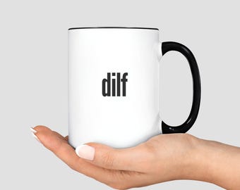 Taza divertida para papá primerizo, regalo humorístico para adultos, taza de café DILF, regalo para papá primerizo, taza única para papá primerizo, regalo divertido de cumpleaños para papá