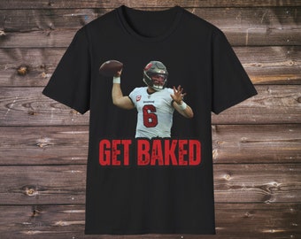 Camiseta de Baker Mayfield para los fanáticos del fútbol de Tampa Bay