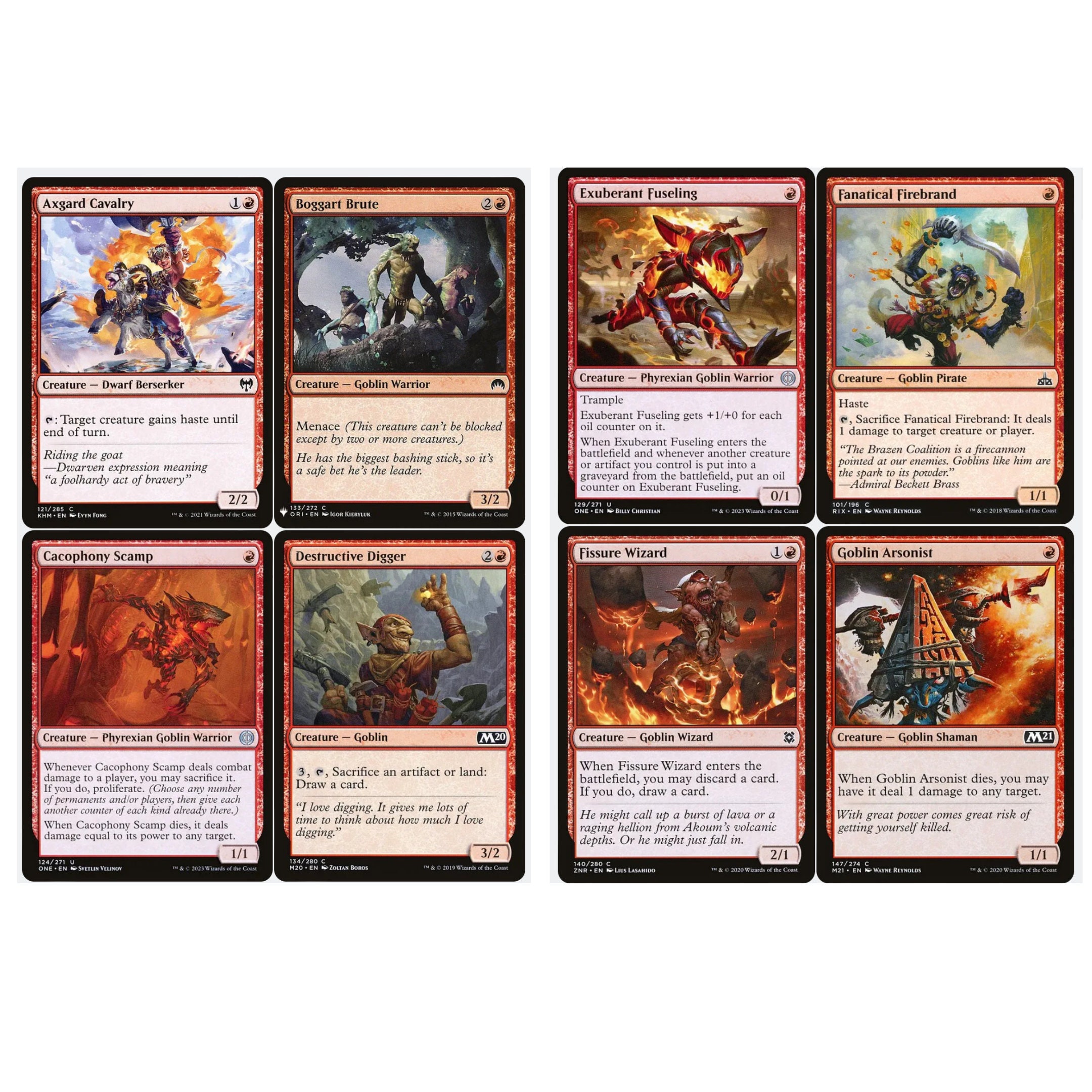 Krenko, Mob Boss Goblin Tribal Deck Custom Commander Deck MTG EDH Magic the Gathering Goblin