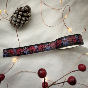 Estrellas y demonios washi tape navideño