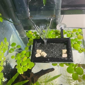 Universal Aquarium Filter Baffle: HOB Filter Diffuser, Plant Ledge  — Slow Flow Aquarium Flow Reducer for Planted Tanks