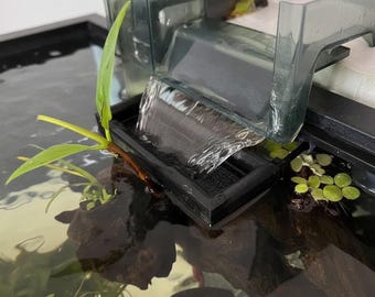 Universal Expanding Aquarium Filter Baffle & HOB Filter Diffuser - Adjustable Flow Reducer for Betta, Shrimp, Plants - Custom | 5.5-11.5"