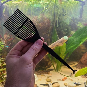 Aquarium Floating Plant / Leaf Scoop (Duckweed, Red Rooters) Made for smaller Tanks!