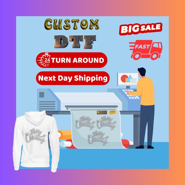 Custom Dtf transfer, DTF Print design, Custom Heat Transfer, Wholesale Dtf, Custom Gang Sheet, Bulk Dtf Transfer, High Quality,