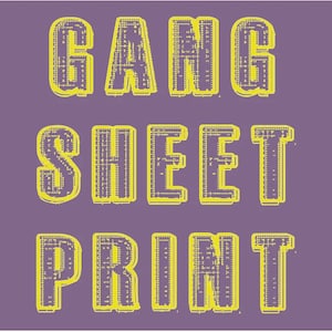 DTF Gang Sheet, Custom DTF Transfers, Wholesale Gang, Bulk DTF Sheets, Ready To Press, Direct to Film Transfer, Personalized Heat Print