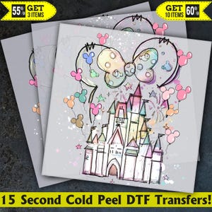 Mickey Est 1928 Disney3 Ready To Press, Dtf Transfer, Heat Press, Hot Peel Dtf Transfer,