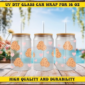 Cookie Lover Ready to Apply UV DTF, Ready For Press, Cup Wrap UV Dtf, Uv Dtf Transfers, Mug Sticker, Tumbler Ready To Apply
