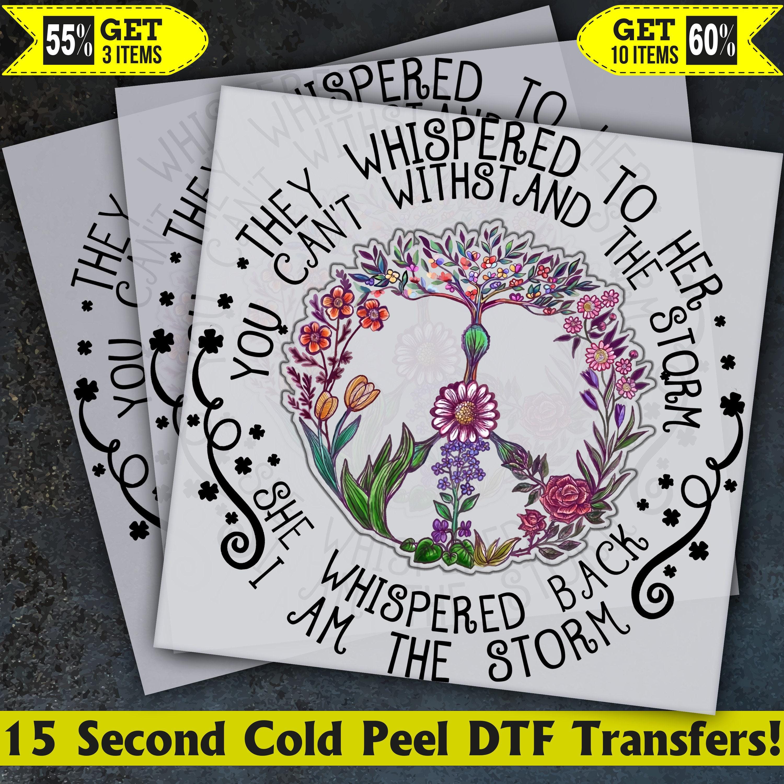 They Whispered to Her Hippie Ready to Press, Dtf Transfer, Heat Press ...