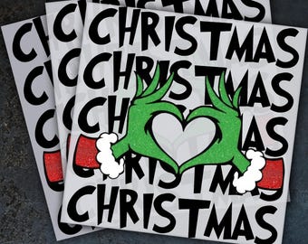 Christmas Hand Dtf Transfer, Merry Christmas, Middle Finger, Ready To Press, Dtf Transfer, Heat Press, Hot Peel Dtf Transfer,