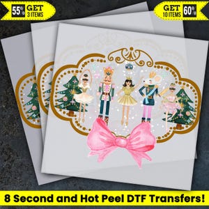Retro Christmas Nutcracker Ready To Press, Christmas Gift Dtf Transfer, Heat Press, Hot Peel Dtf Transfer
