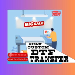 DTF Gang Sheet, Custom DTF Transfers, Wholesale Gang, Bulk DTF Sheets, Ready To Press,Direct to Film Transfer,Personalized Heat Print Bild 3