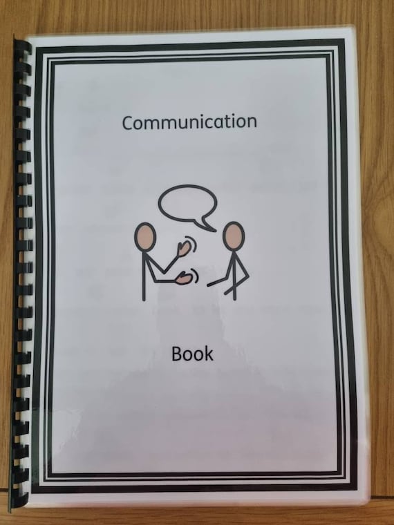 12 Page Communication Book. Etsy UK