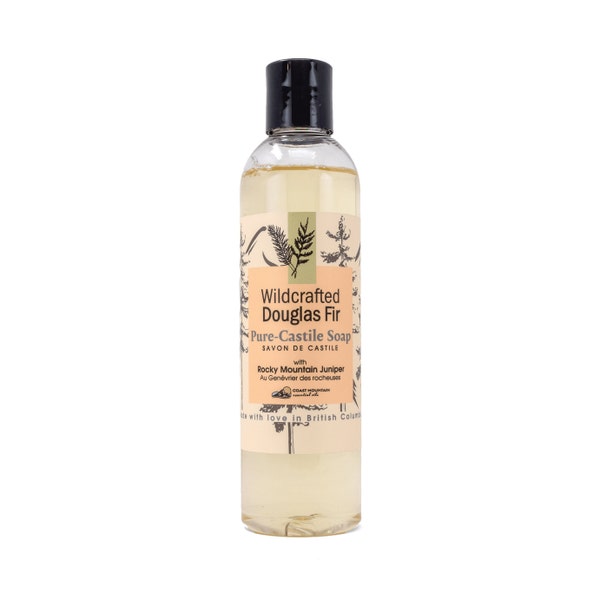 Douglas Fir Pure Castile Soap with Rocky Mountain Juniper - Born in the Forests of British Columbia - Organic Natural Bath & Body Products
