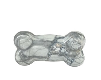 Hand-Carved Marble Stone Dog Urn: Pet Cremation Vessel