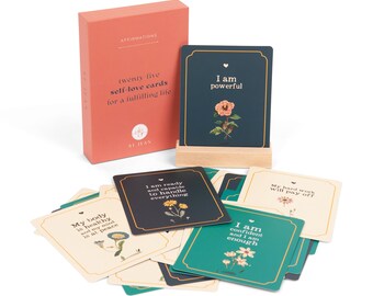 Cartes d'affirmation pour les femmes • Coffret cadeau pour les soins personnels • Cartes d'encouragement