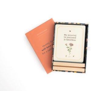 Cartes d'affirmation pour les femmes Coffret cadeau pour les soins personnels Cartes d'encouragement image 6