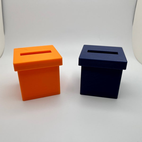 Custom Sized 3d Printed Square Prize/Giveaway Raffle Boxes