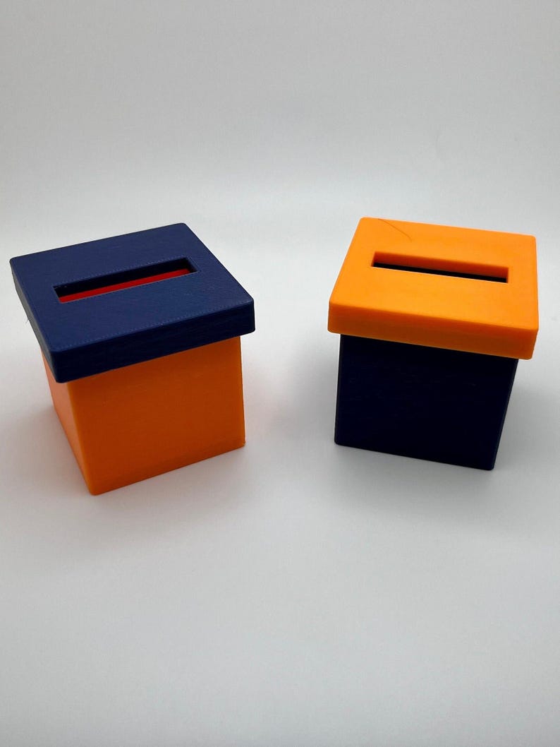 Custom Sized 3d Printed Square Prize/giveaway Raffle Boxes - Etsy