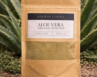 Aloe Vera Organic Powder- Tea powder, Skincare use, Base product
