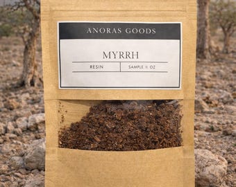Myrrh Resin- holistic use, skincare use, base product