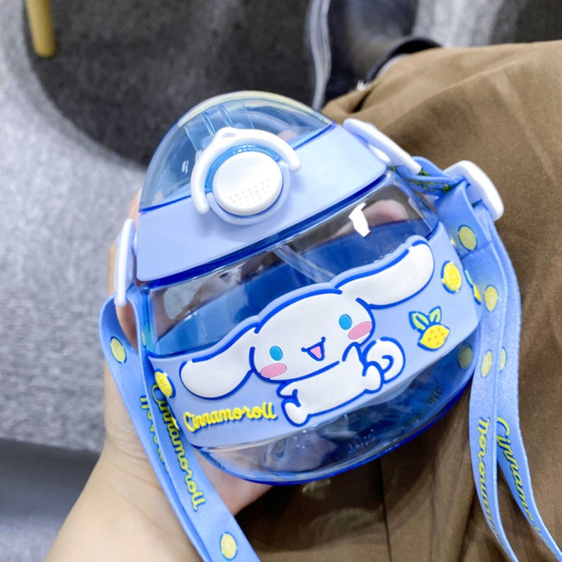 480ml Cinnamoroll Water Bottle Water Bottle With Strap Etsy