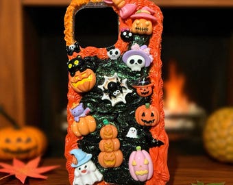 Handmade phone case  Halloween