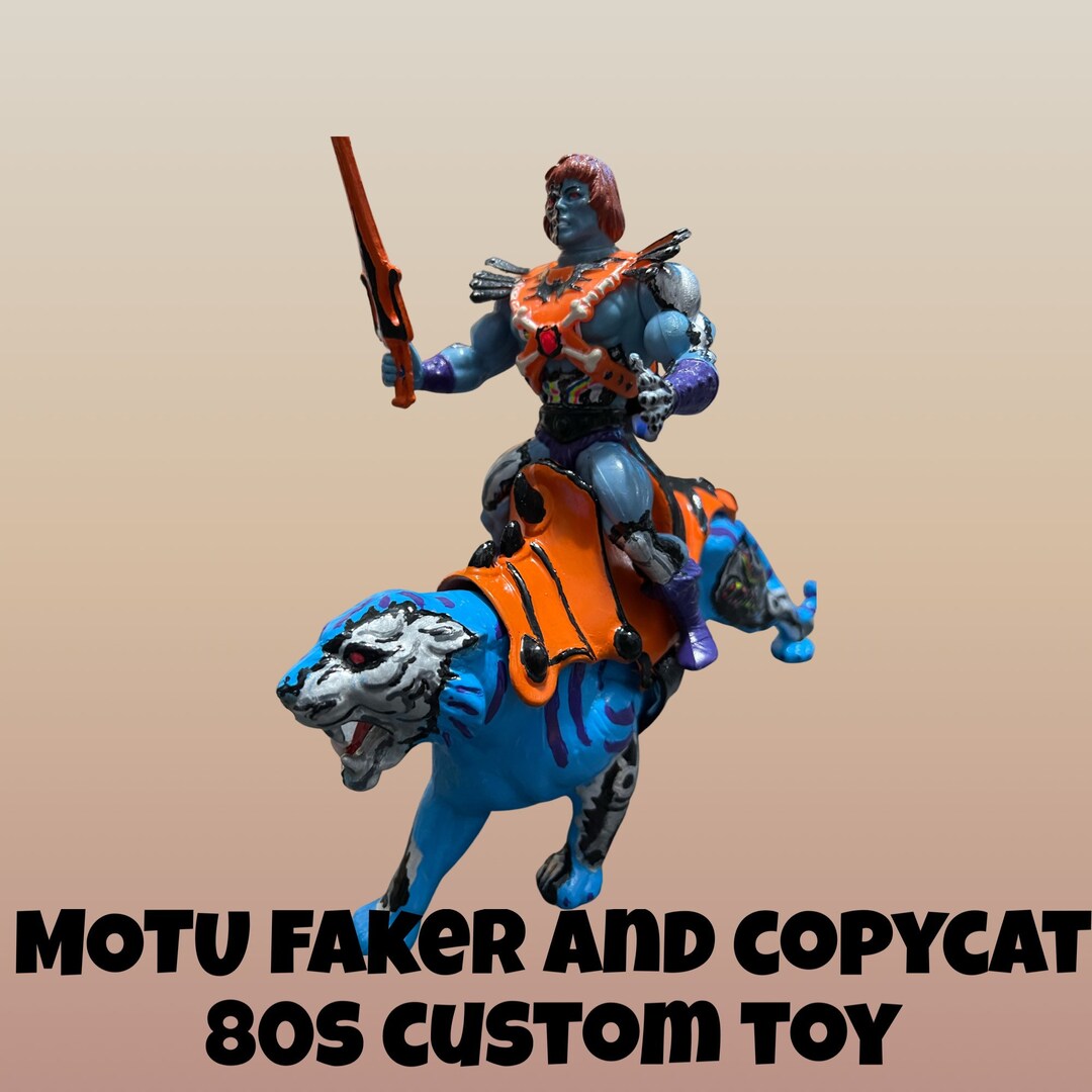 80s Custom Hand Painted Faker and Copycat - Etsy