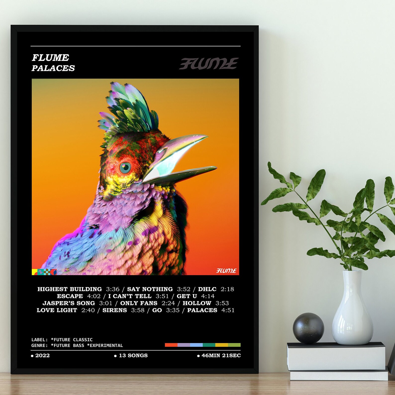 Flume Palaces Album Poster / Flume Poster / Album Cover Etsy Canada