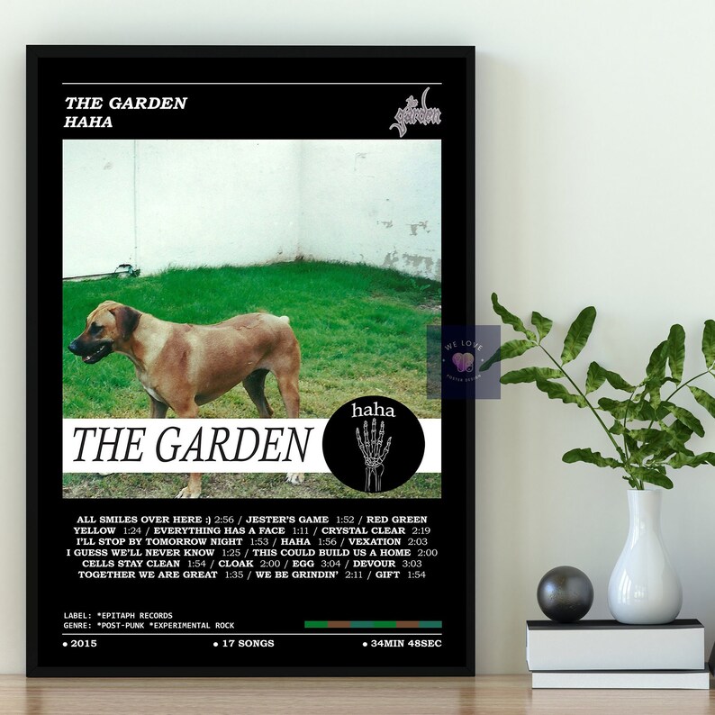 The Garden Haha Album Poster / the Garden Poster / Album Etsy