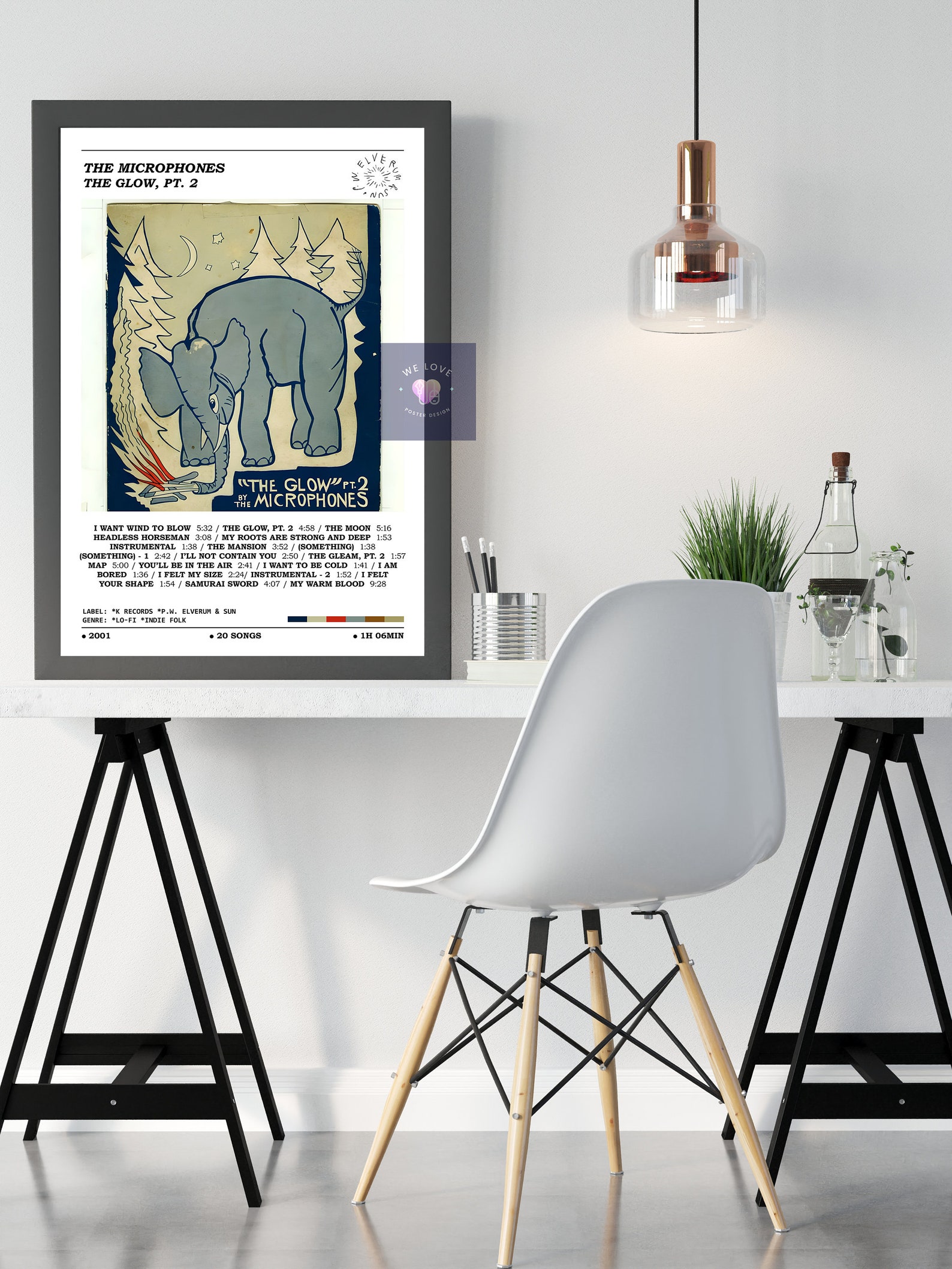 The Microphones the Glow Pt. 2 Album Poster / the Etsy