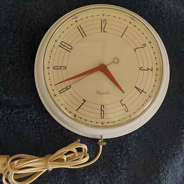 Westclox Electric Clock Etsy UK
