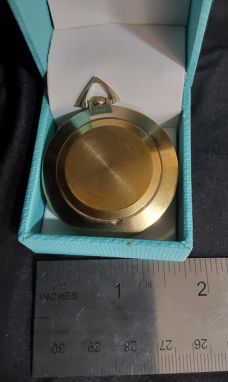 Vintage Cardinal Vest Pocket Watch 19 Jewels, Shockproof. Gold Filled