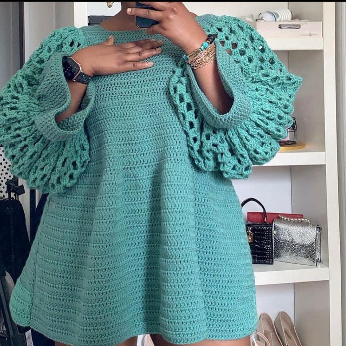 Tessan Dress Patterned