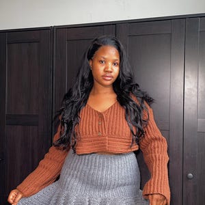 Crochet cardigan written pattern
