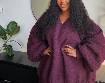 Oversized dress written pattern
