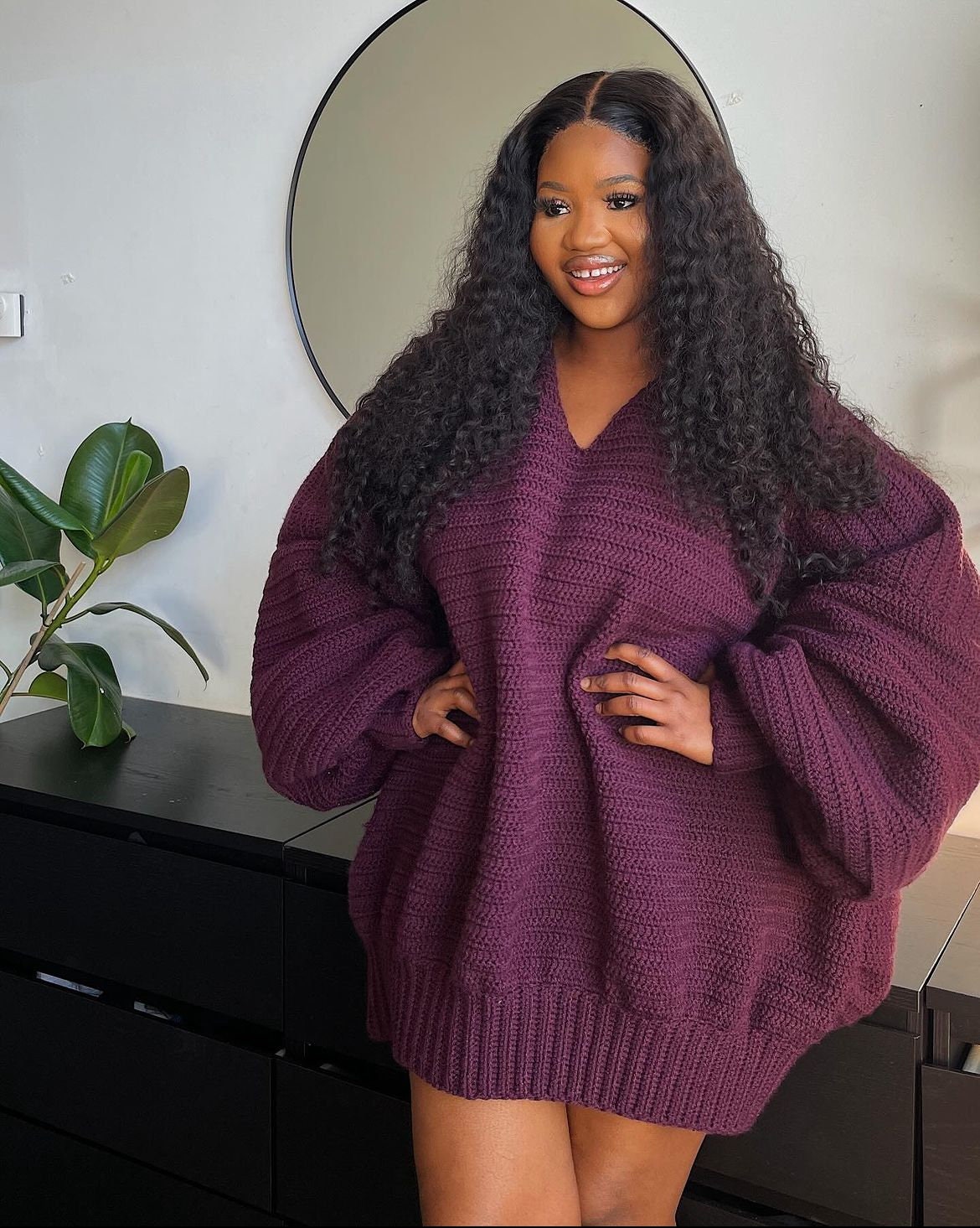 Oversized Sweater Dress - Etsy Canada
