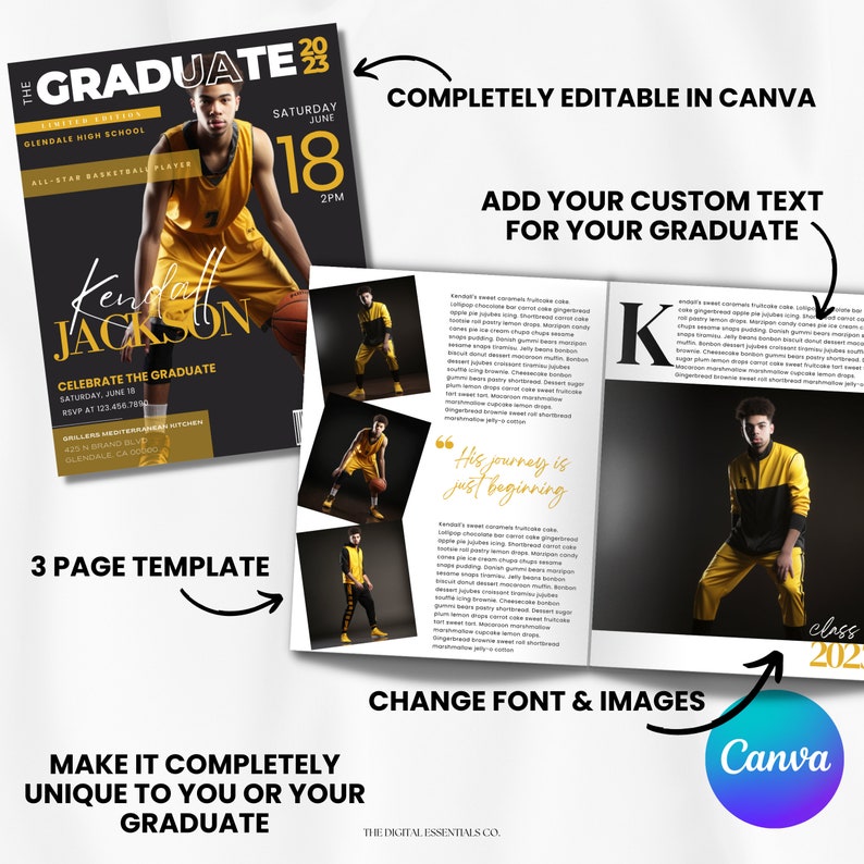 Graduation Magazine Template Graduation Magazine Invitation Template Graduation Magazine Template Graduation Magazine Invitation Template