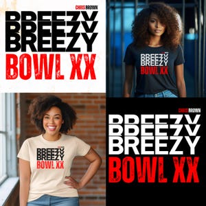 Breezy Bowl PNG | Chris Brown 2025 T-Shirt | Breezy Concert Tee | Breezy Bowl Digital Download |  Chris Brown USA Concert Tour | XX Tour png