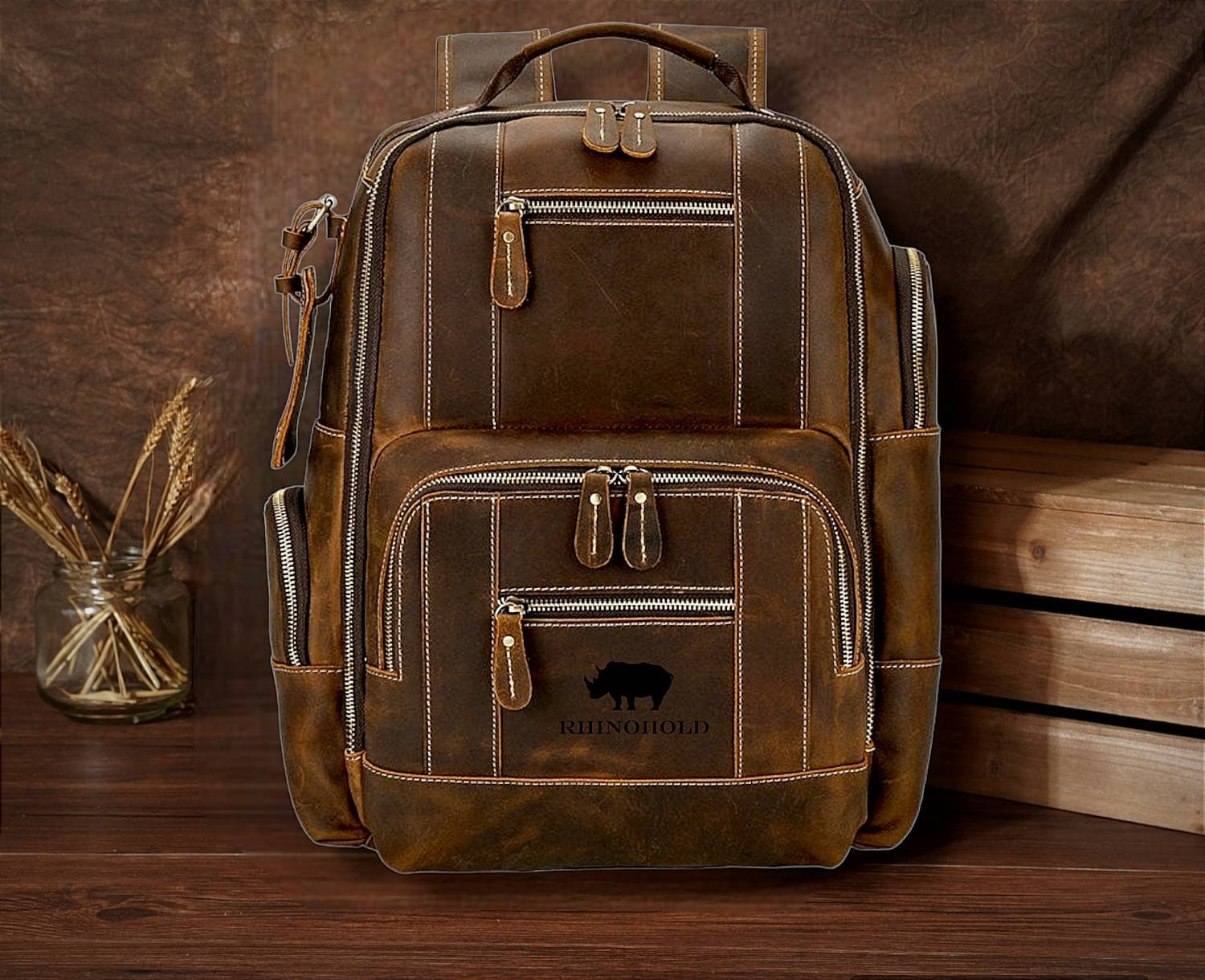 High Capacity Backpack High Quality Cowhide Travel Backpack 2023 New Top  Quality Unisex