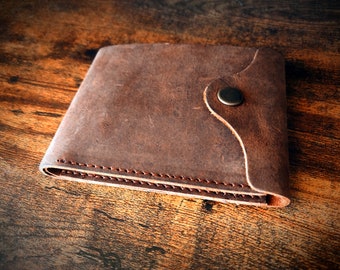 Handmade Genuine Leather Wallet Crazy Horse