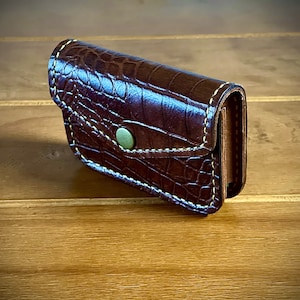 Genuine Leather Faraday Pouch for Key Fob Faraday Bag Rfid 