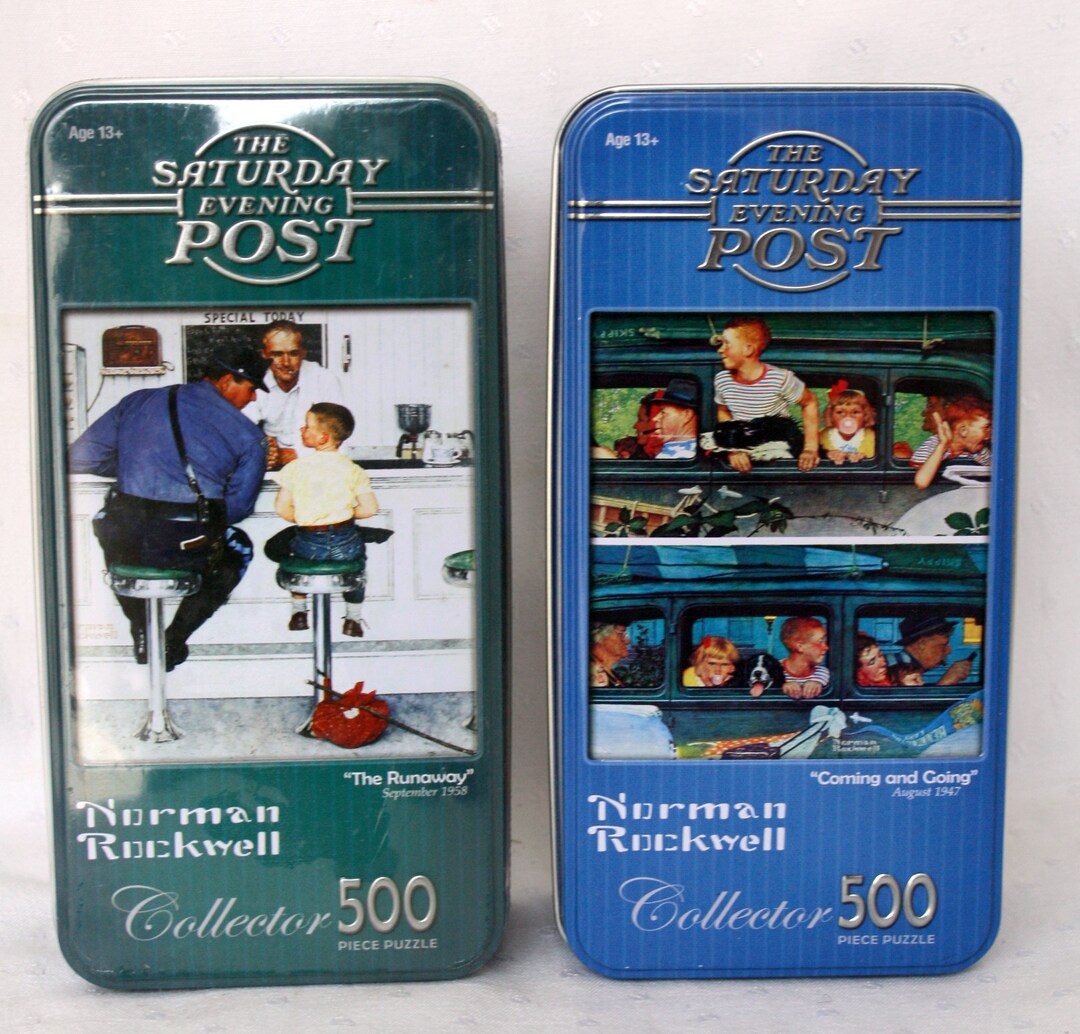 Two Master Pieces New Norman Rockwell 500 Pcs Jigsaw Puzzles - Etsy