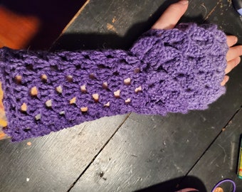 Fingerless Dragonscale Gloves