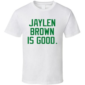 Jaylen Brown Merch - 500level Boston Celtics Jaylen Brown #7 Cartoon Youth  T Shirt Vintage Gray