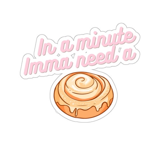 Tiktok Lizzo Inspired Cinnamon Roll Sticker Meme Etsy Canada