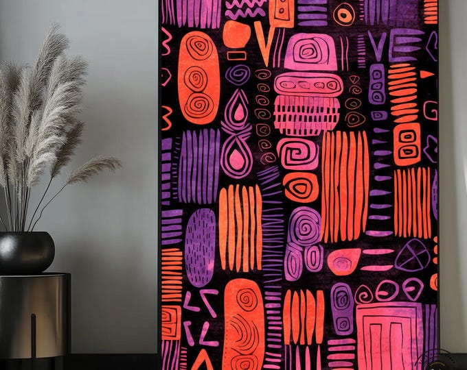 African Abstract Art Framed Poster, African Art, Abstract African Art, Ethnic Wall Decor, African Home Decor, African Culture, African Print