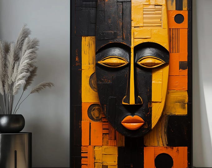Tribal Mask African Art Framed Poster, African Mask, African Wall Art, African American Art, African Tribal Art, African Tribal Mask, Decor