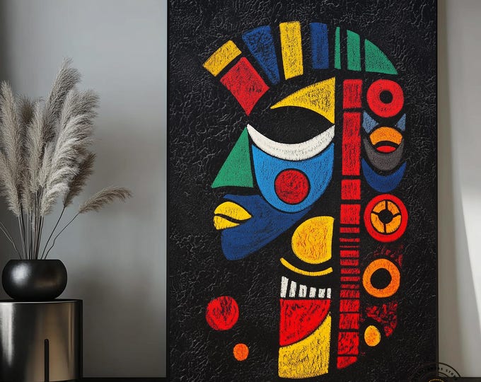 Tribal Mask African Art Framed Poster, African Mask, African Wall Art, African American Art, African Tribal Art, African Tribal Mask, Decor