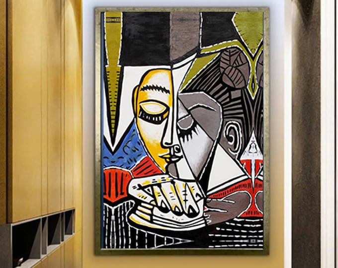 Le Reve by Pablo Picasso, Woman Asleep in an armchair (The Dream), 1932, Pablo Picasso Art Wall Decor Framed, Picasso Print, READY TO HANG!